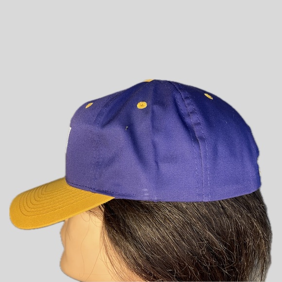 Vintage NWOT Logo Athletic 90's Los Angeles LA Lakers NBA Snapback Cap - Picture 4 of 7